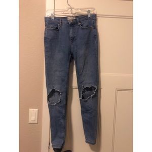 Free People High Waist Skinny Jean